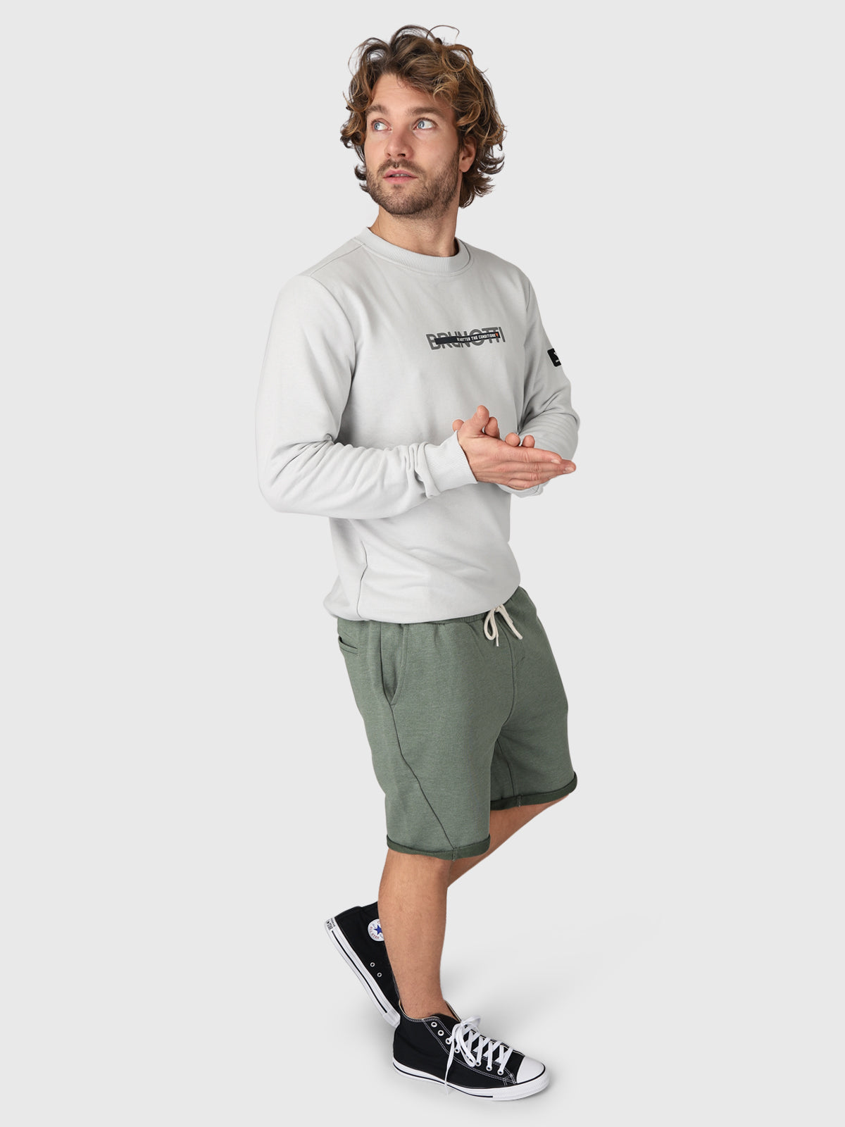 Salvino Herren Sweat Shorts | Grün