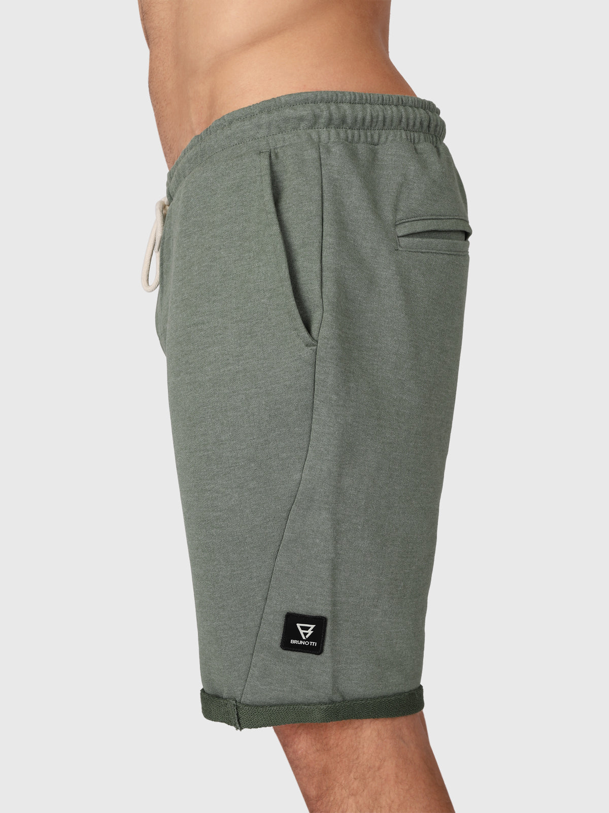 Salvino Heren Sweat Short | Groen