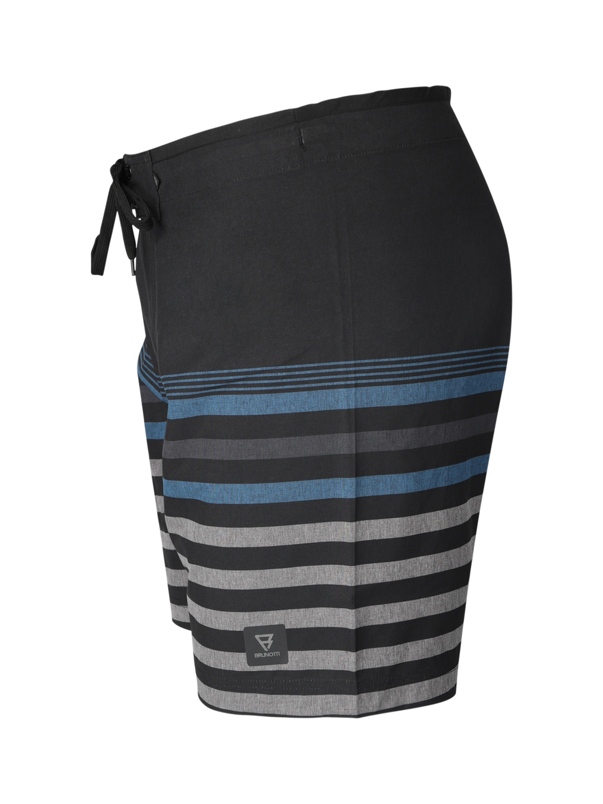 Paitor-Stripe Men Boardshorts | Black