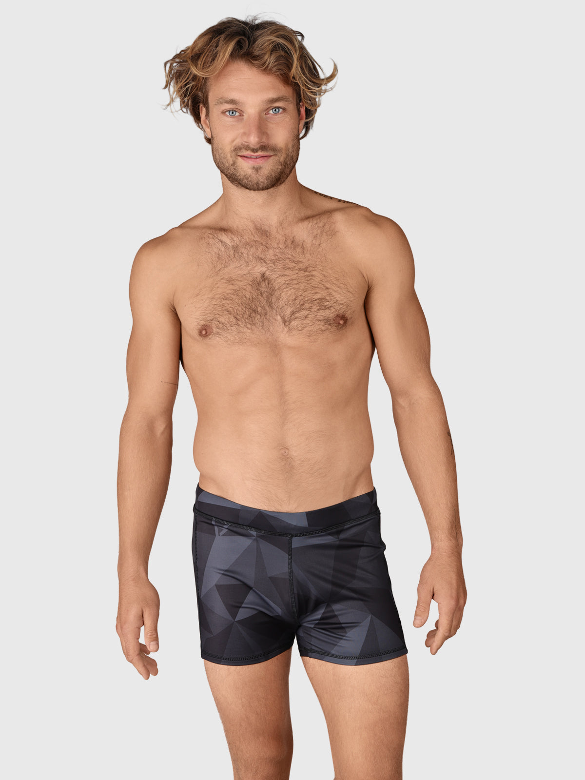 Samier-AO Men Swim Trunks | Grey