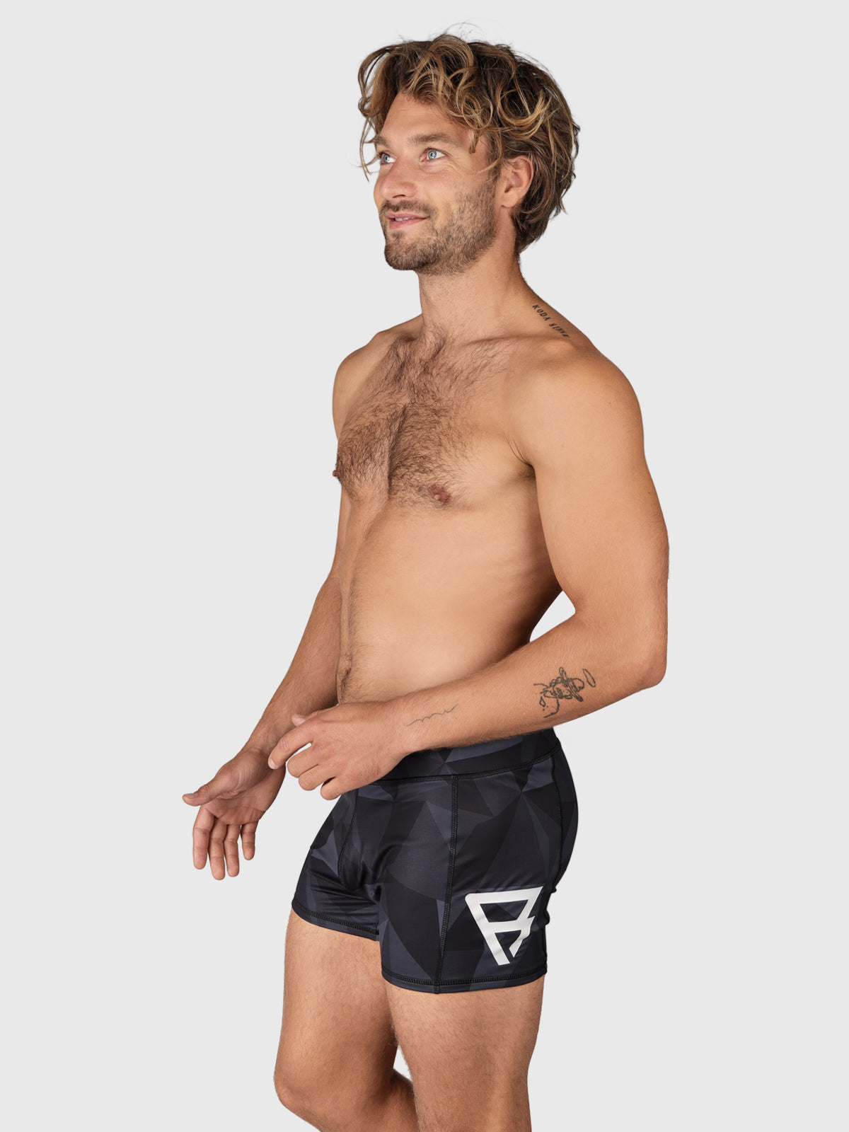 Samier-AO Men Swim Trunks | Grey