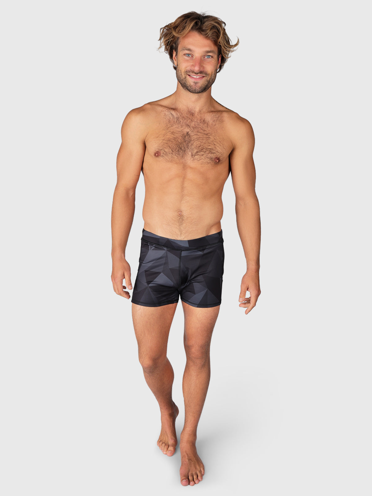 Samier-AO Men Swim Trunks | Grey