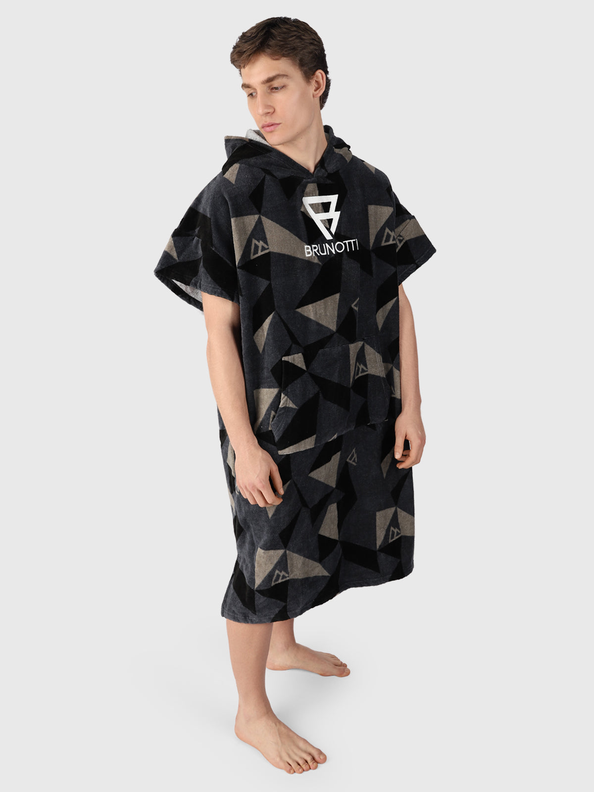 Poncho-AO Herren Poncho | Grau