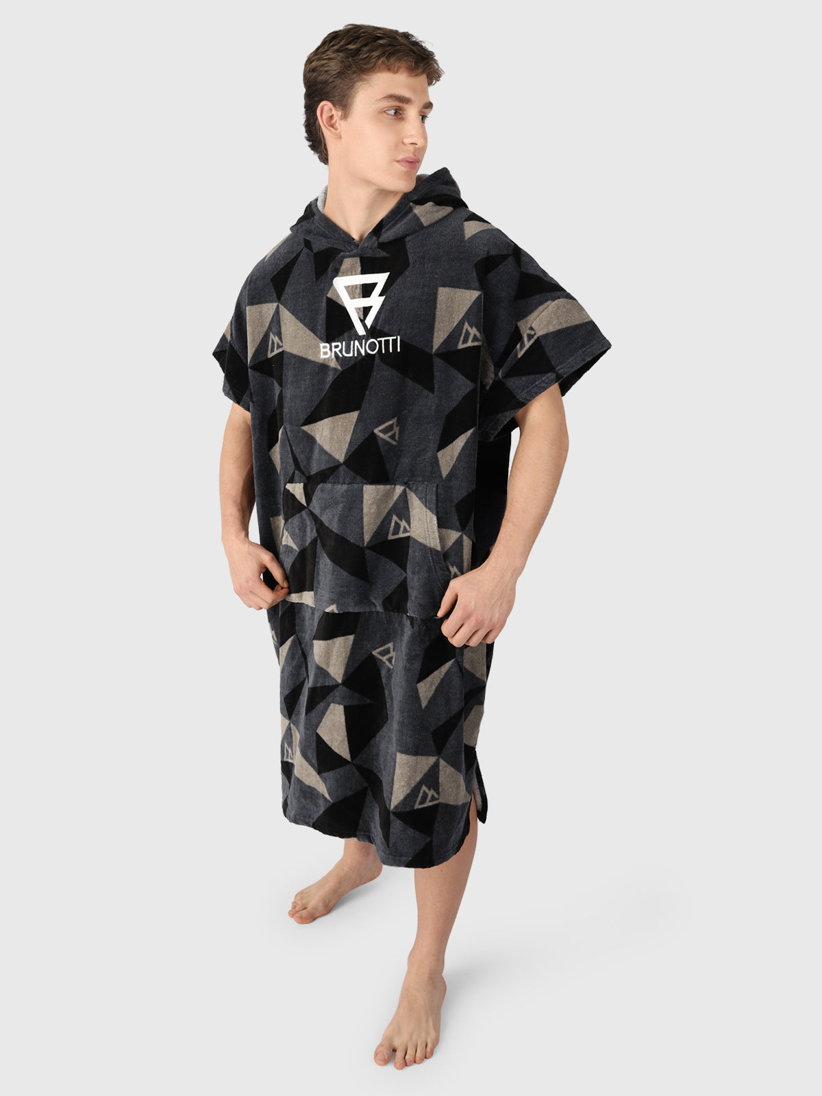 Poncho-AO Heren Poncho | Grijs