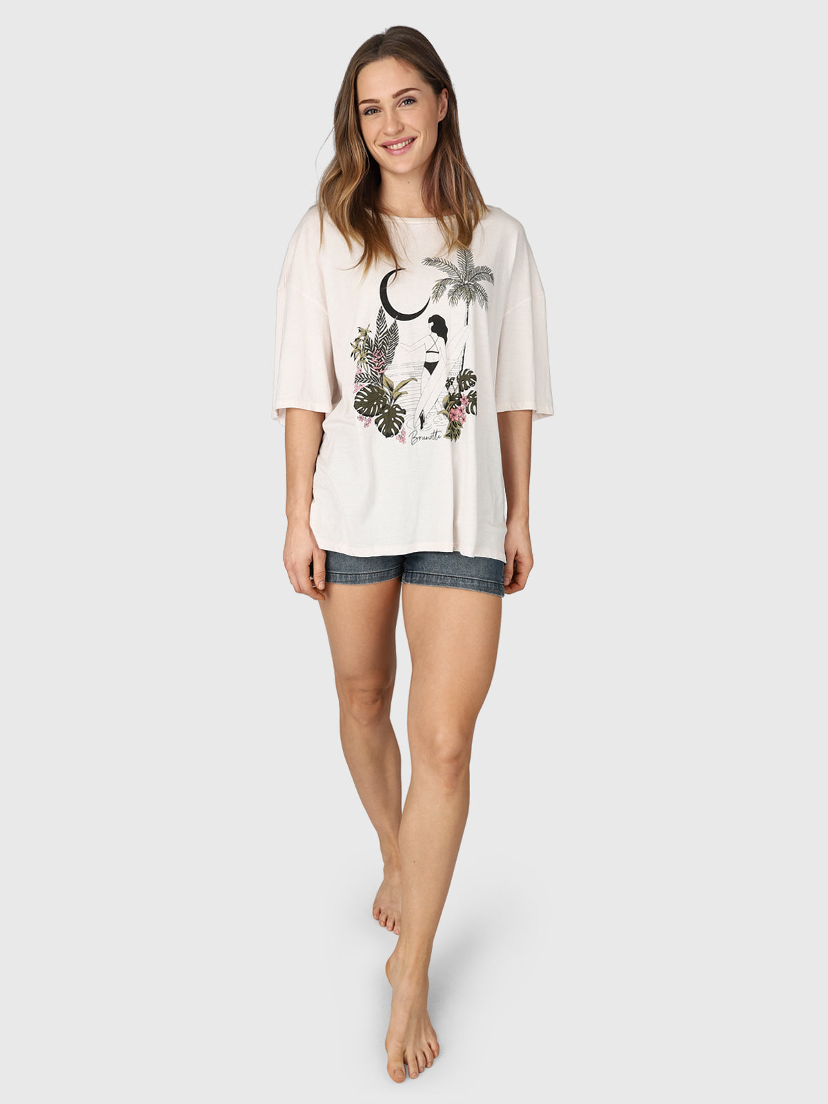 Artist-Joan Damen T-Shirt | Weiß