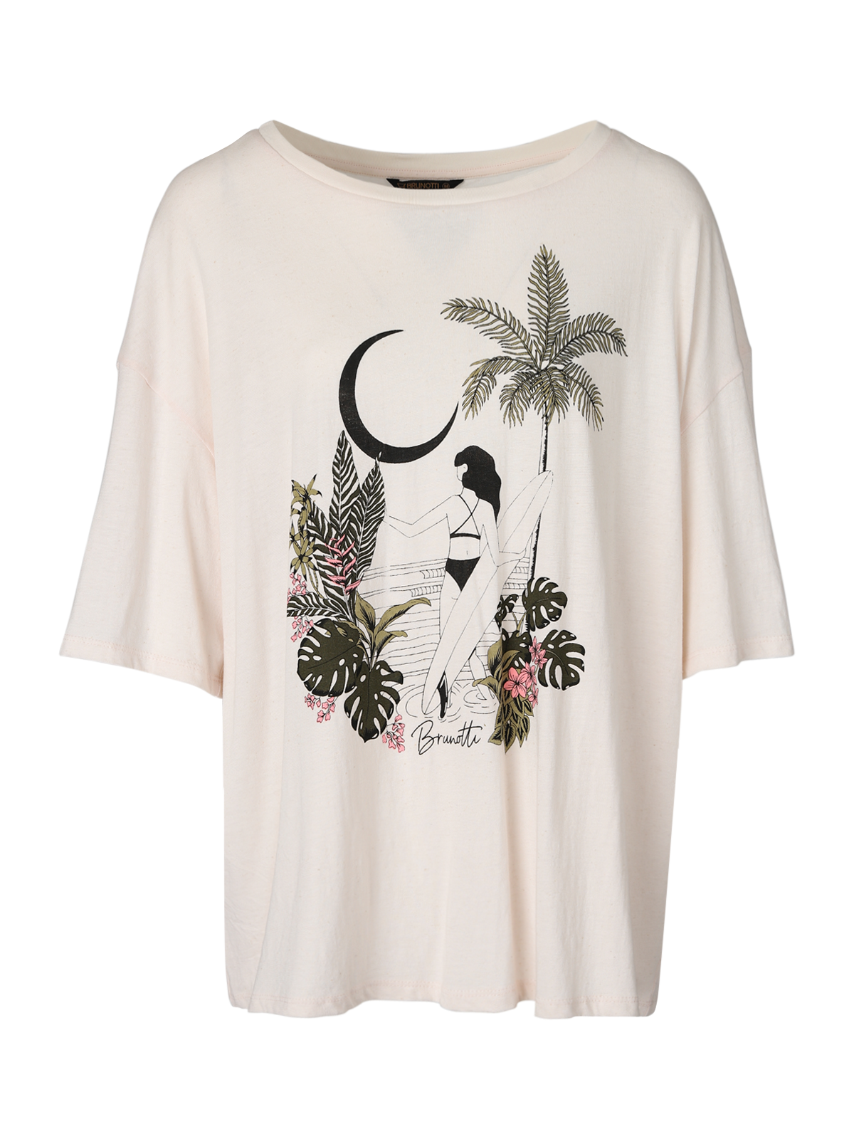 Artist-Joan Damen T-Shirt | Weiß