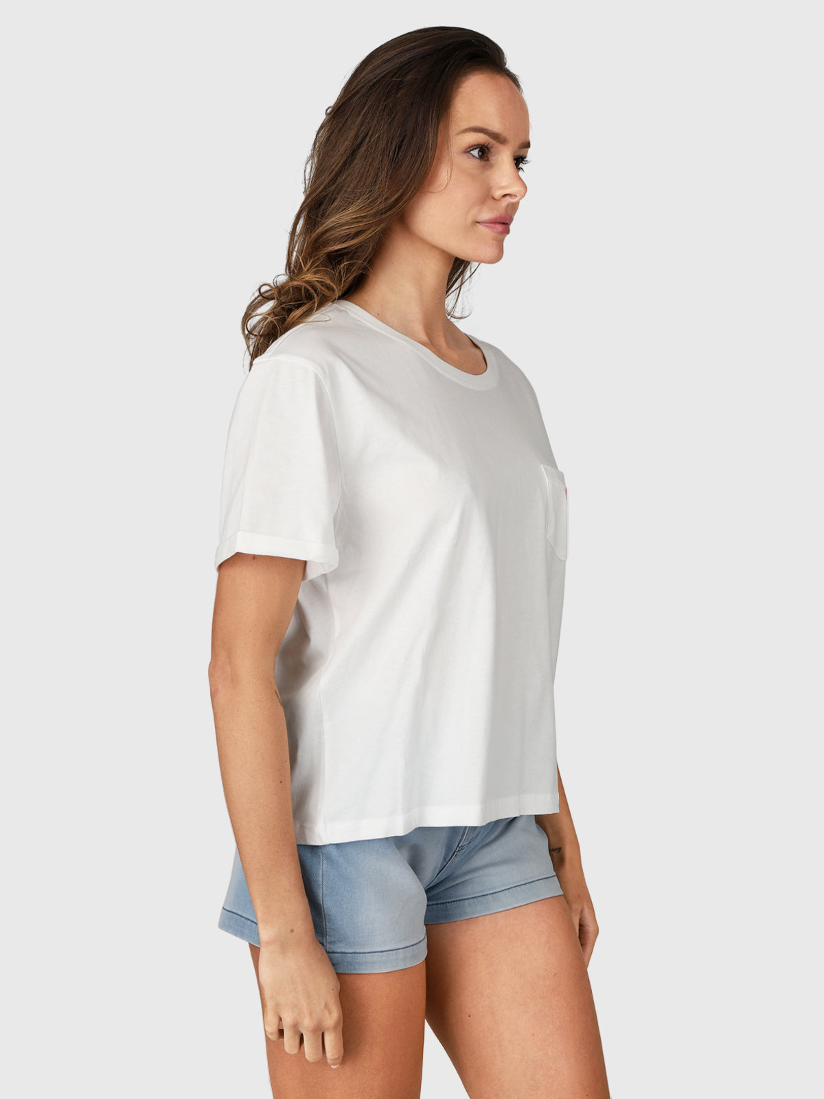 Amalia Damen T-Shirt | Weiß