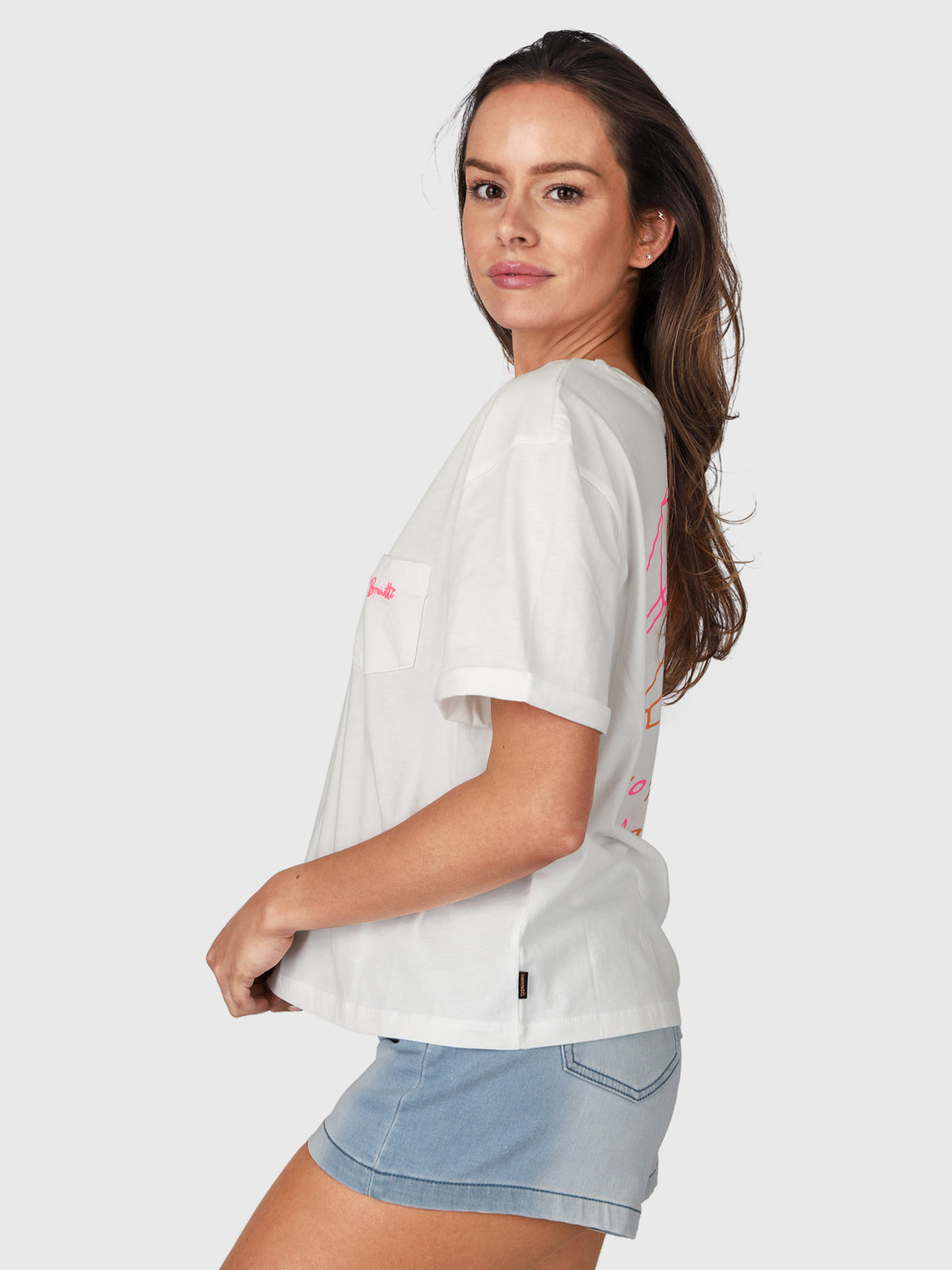 Amalia Damen T-Shirt | Weiß