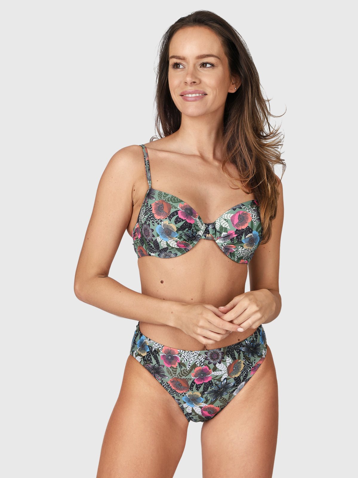 Nolina-AO Dames Bikini Broekje | Groen