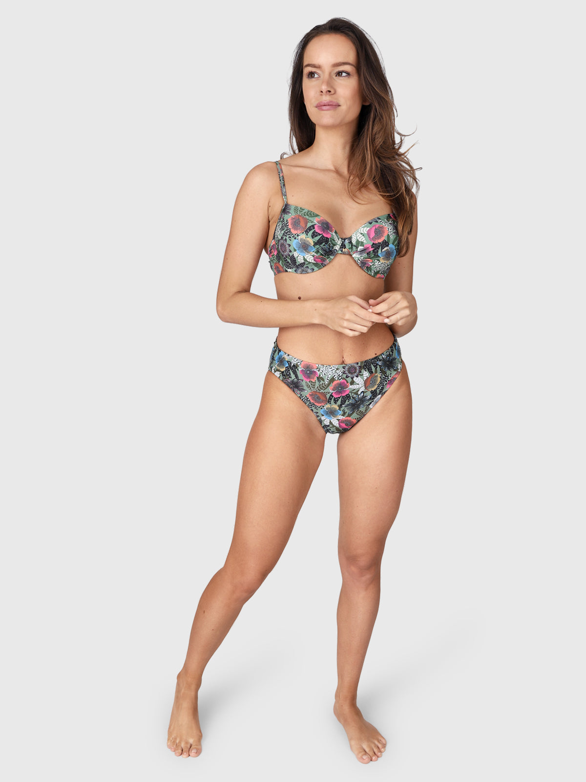 Nolina-AO Damen Bikini Hose | Grün