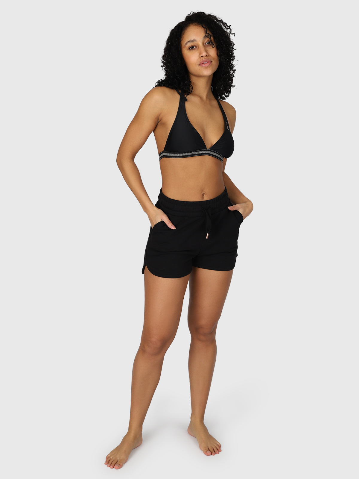 Veronica Women Sweat Shorts | Black