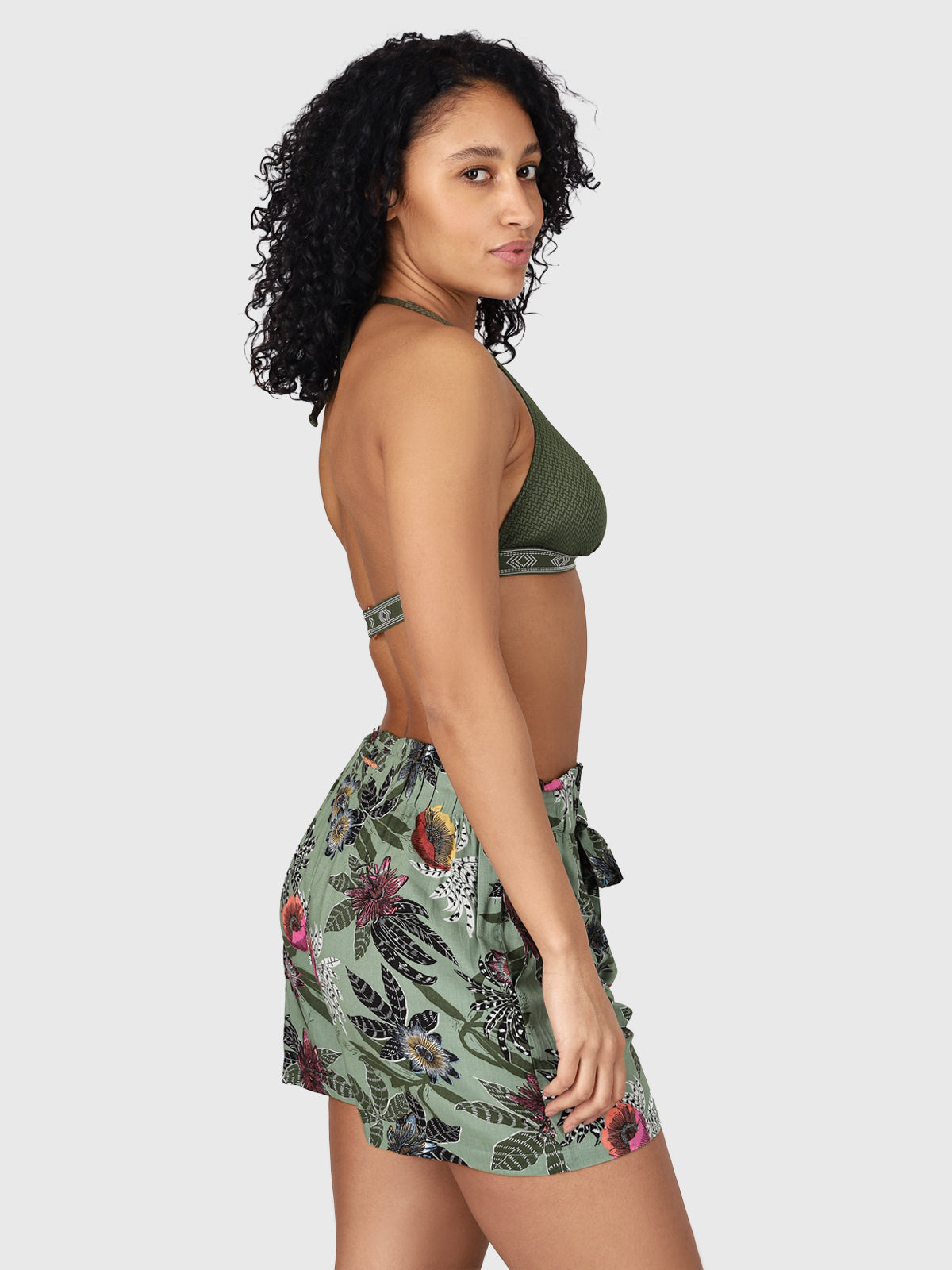 Tarifa Women Shorts | Green