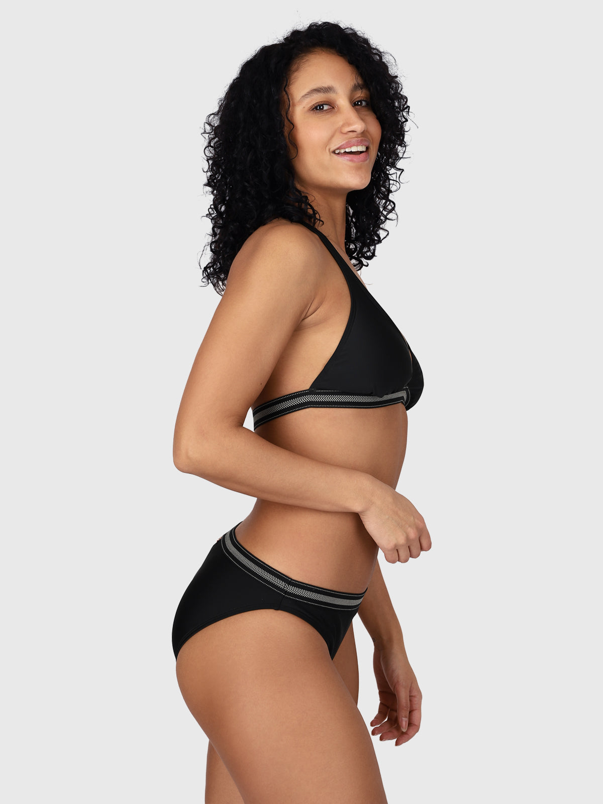 Xandra Damen Bikini Bralette Top | Schwarz