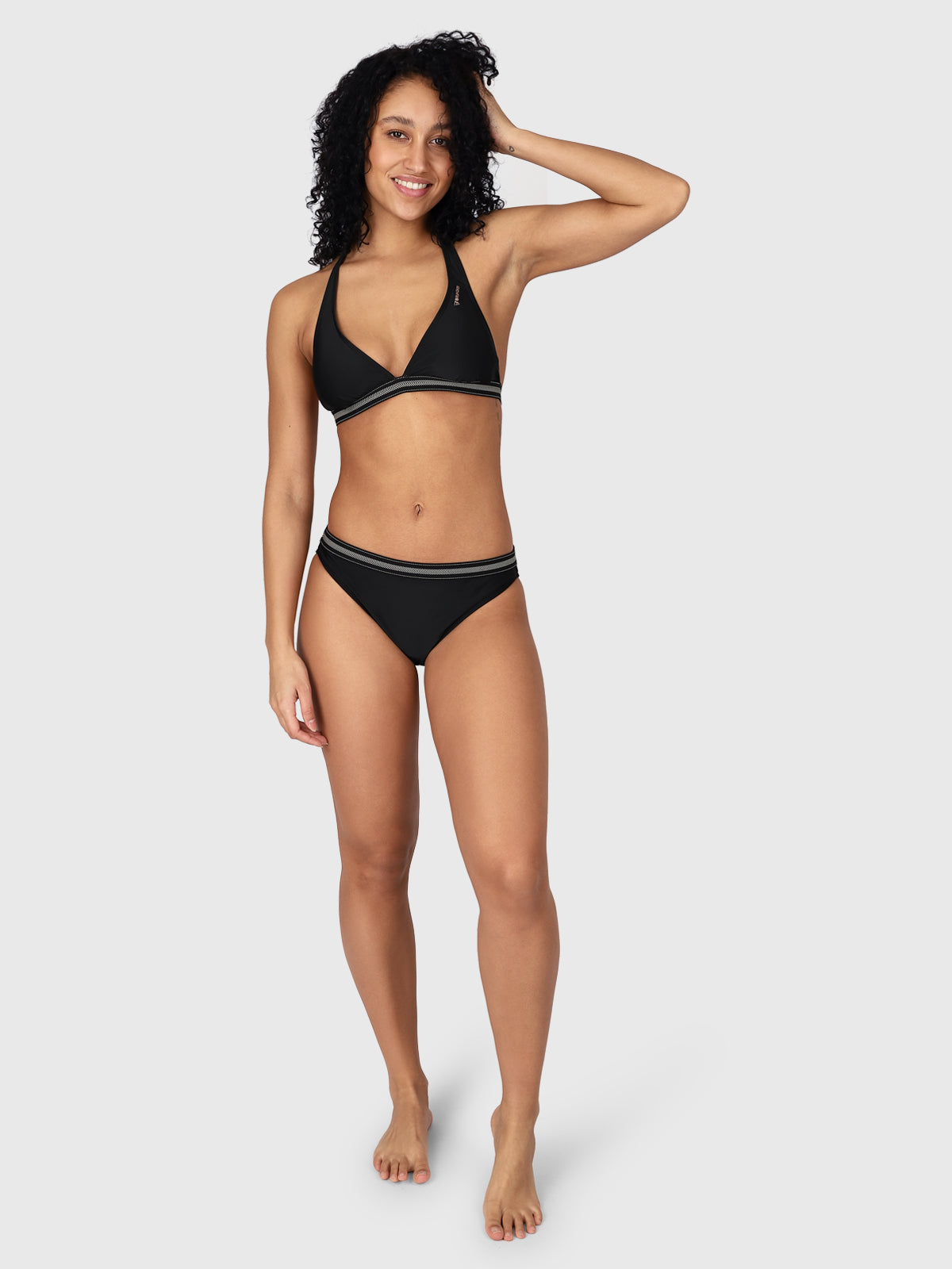 Xandra Damen Bikini Bralette Top | Schwarz