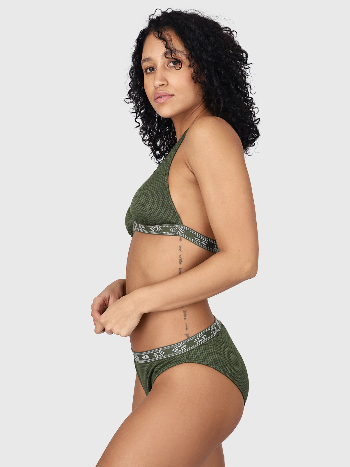 Salsida-STR Damen Bikini Hose | Grün