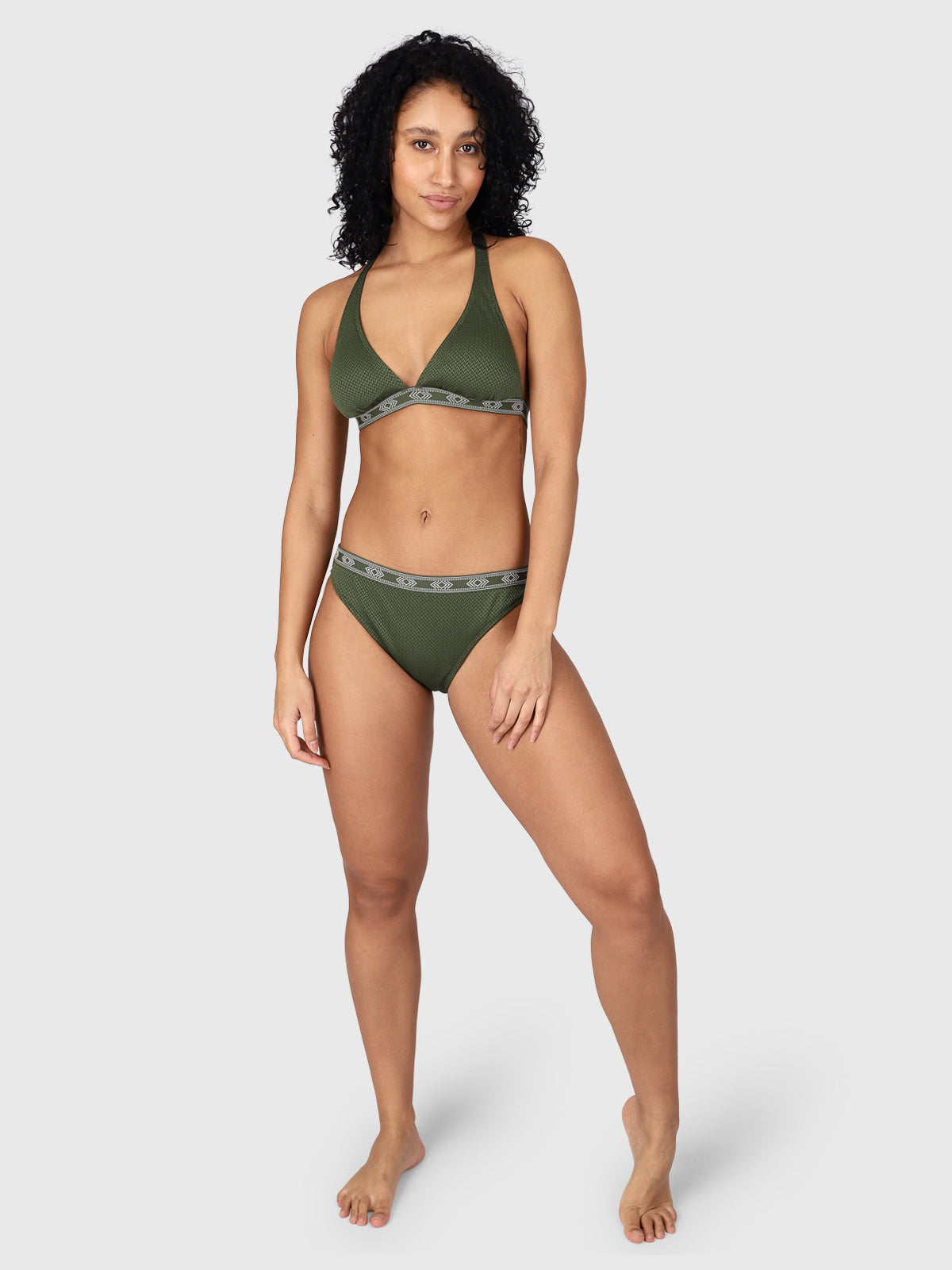 Salsida-STR Damen Bikini Hose | Grün