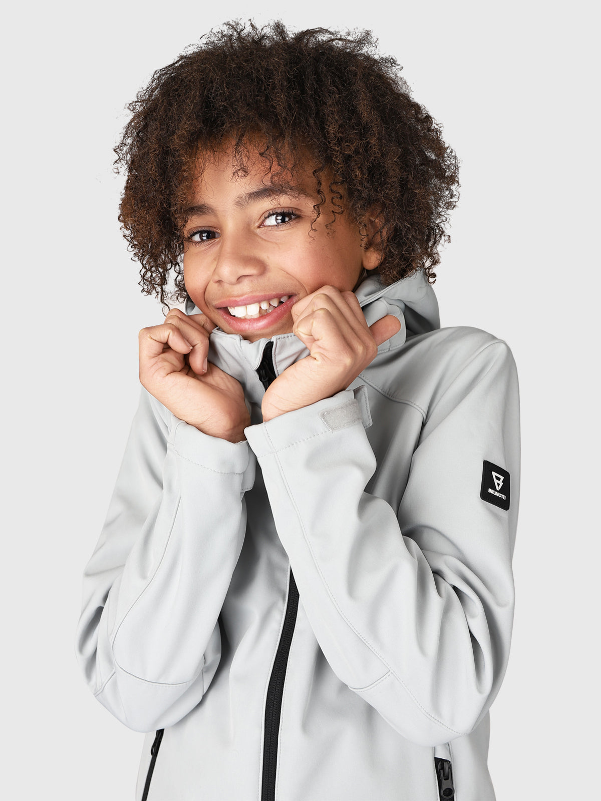 Mippy Jungen Softshell Jacke | Grau