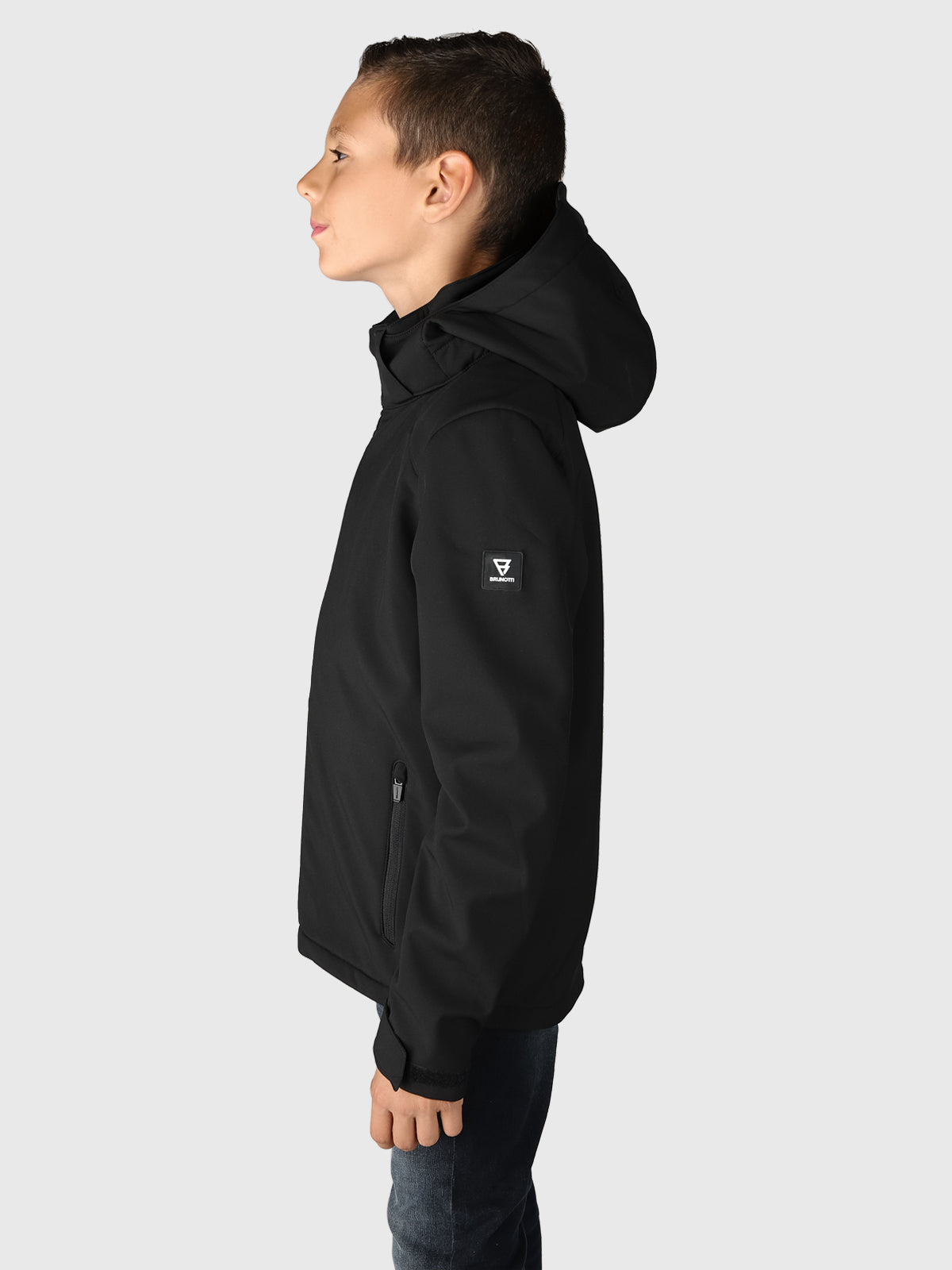 Mippy Jungen Softshell Jacke | Schwarz