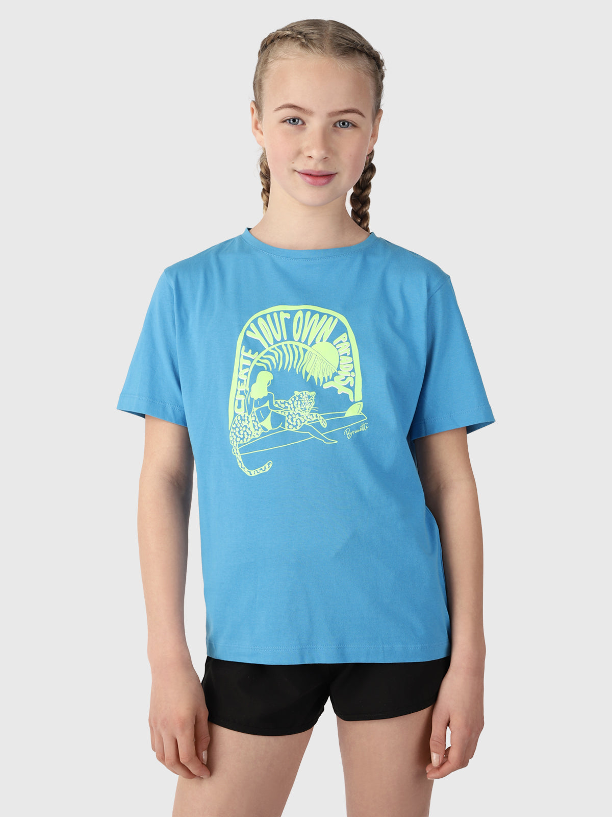Vievy Meisjes T-shirt | Blauw