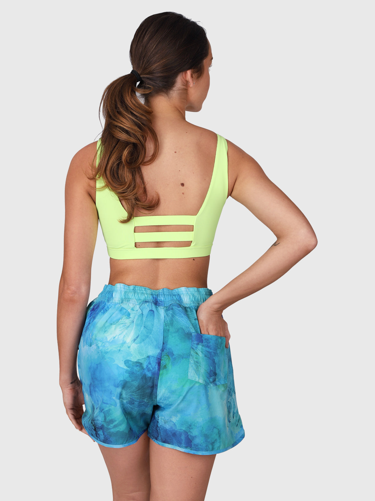 Toluca-AO Dames Short | Blauw