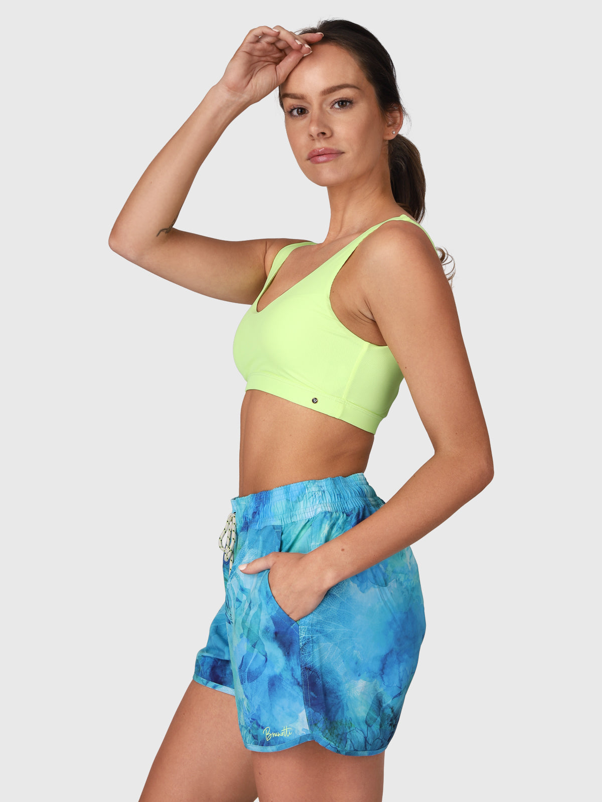 Toluca-AO Dames Zwemshort | Blauw