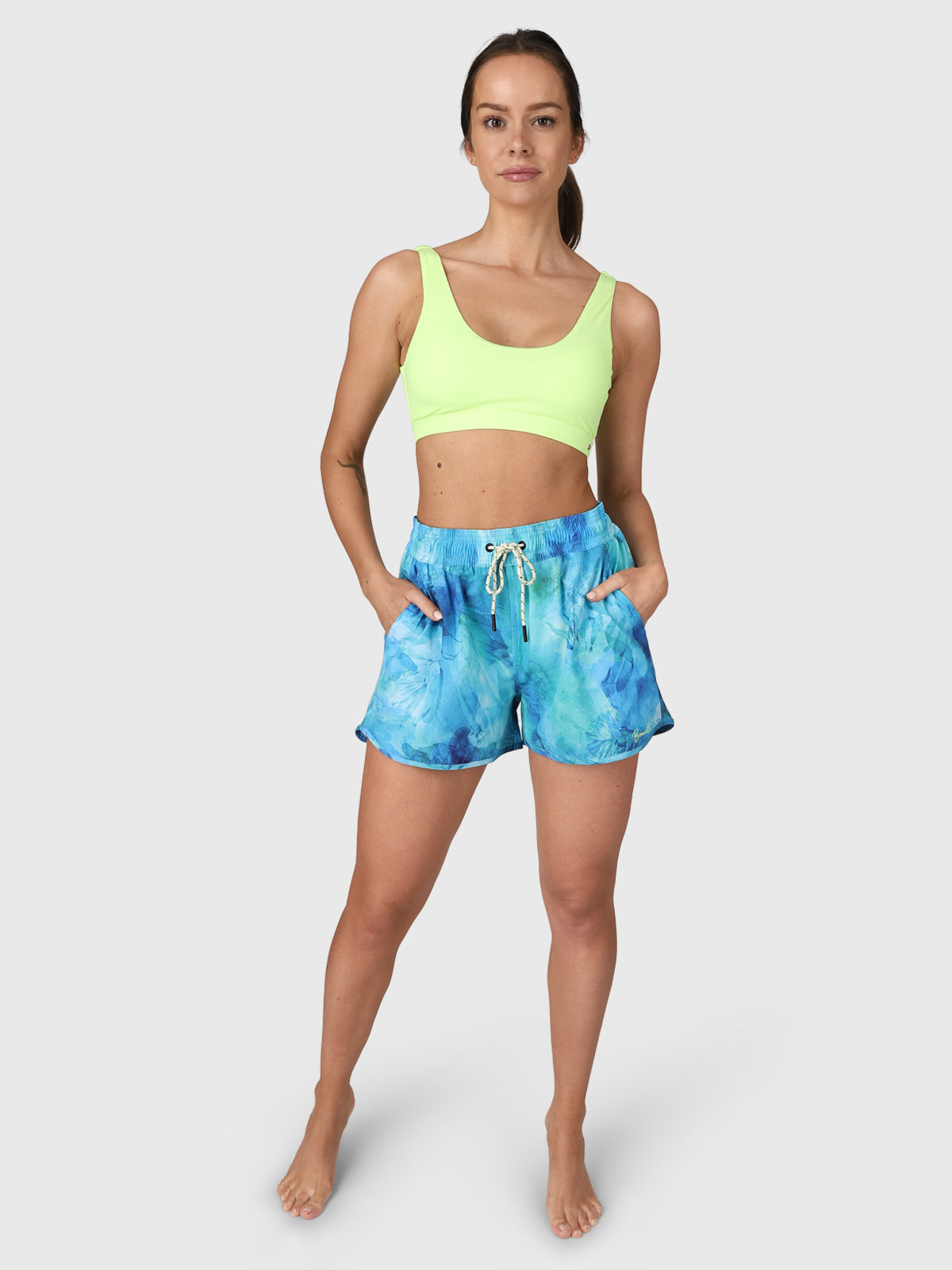 Toluca-AO Damen Badeshorts | Blau