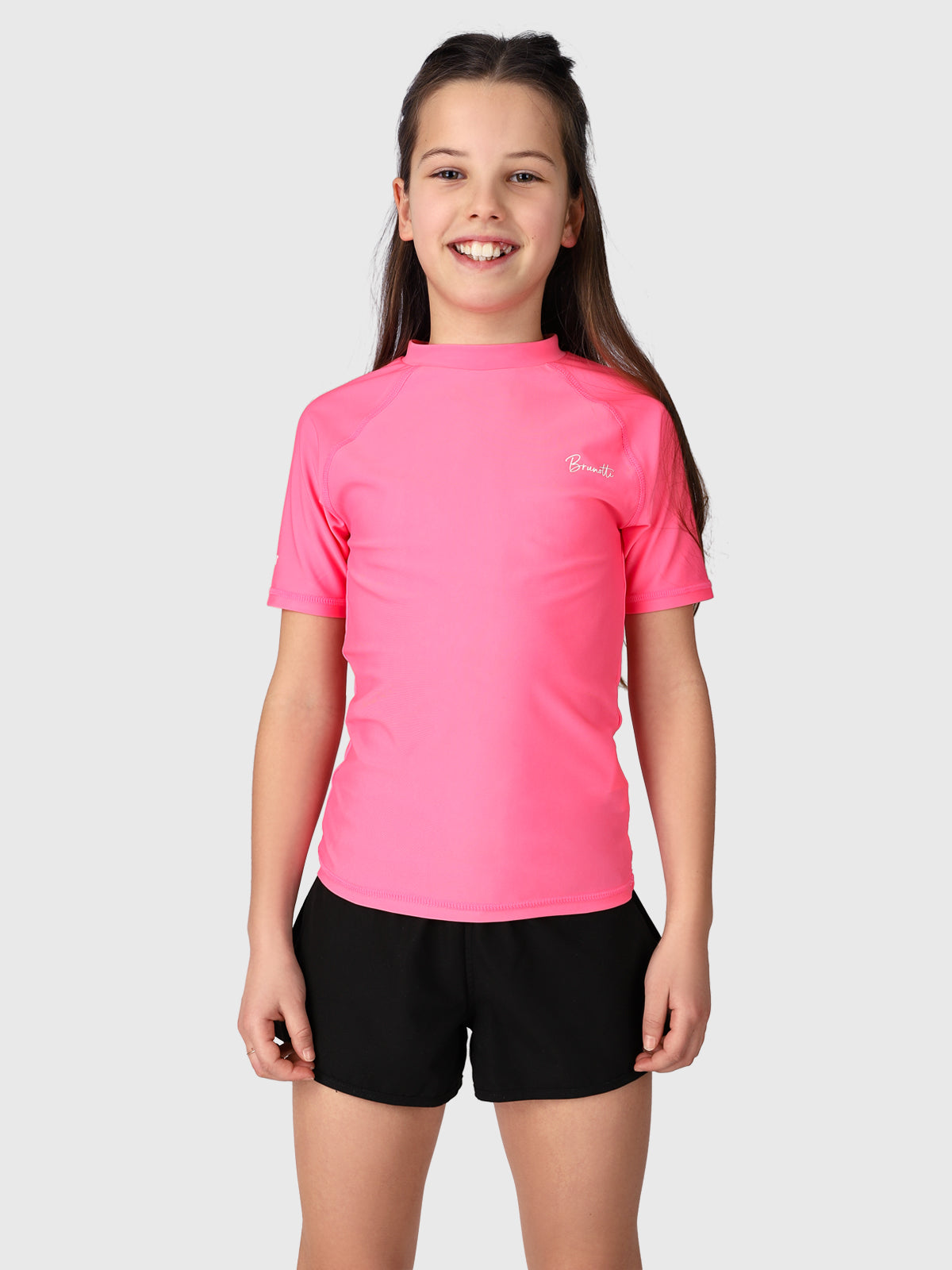 Lineas Girls Rashguard | Pink