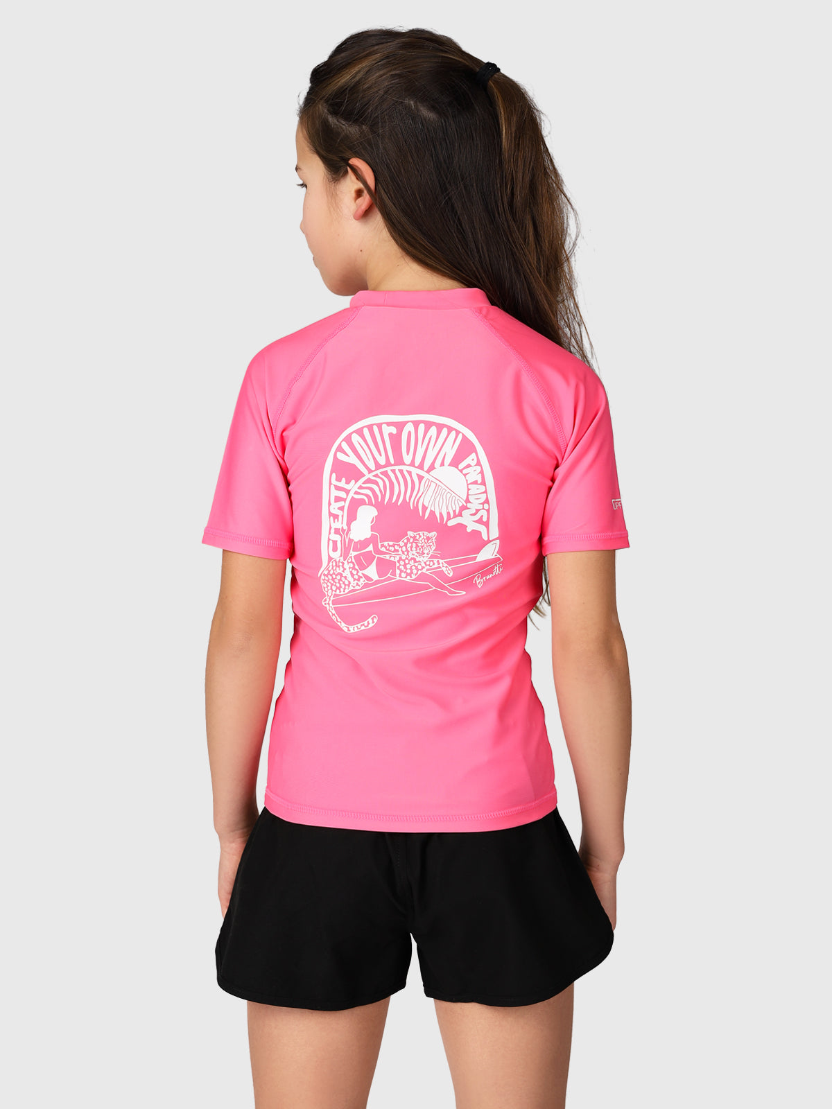 Lineas Meisjes Rashguard | Roze