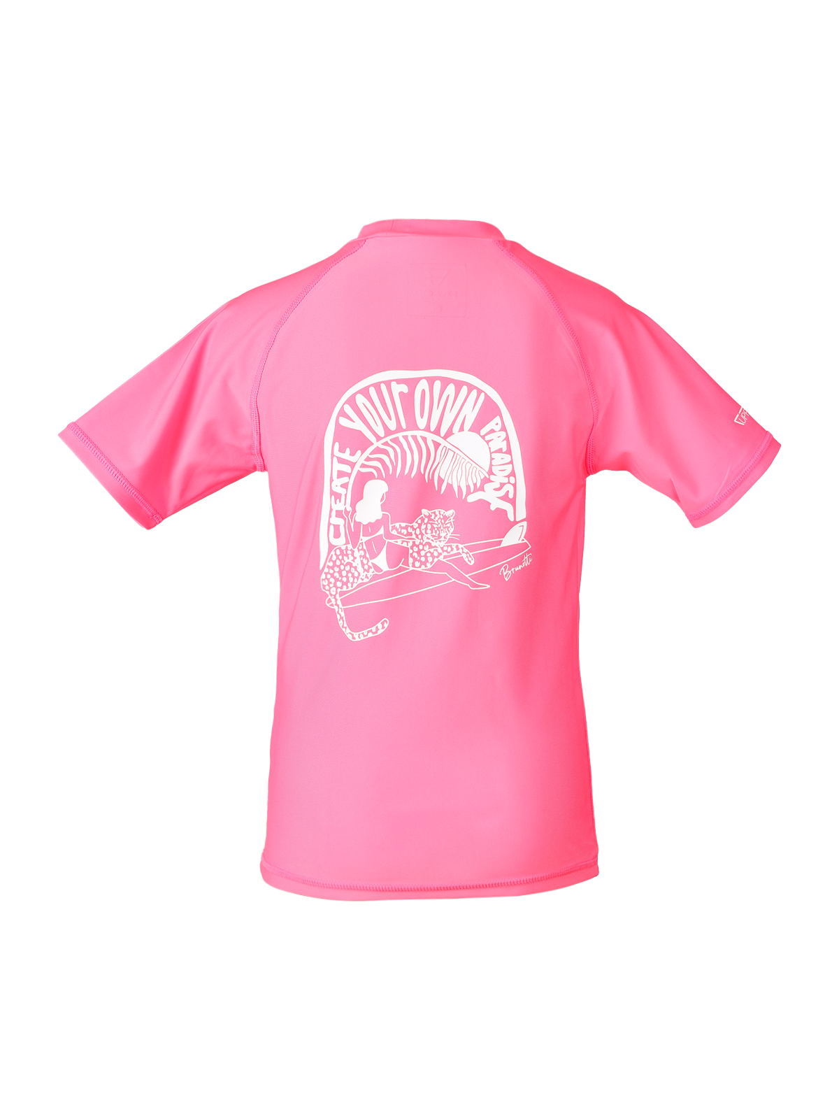 Lineas Girls Rashguard | Pink