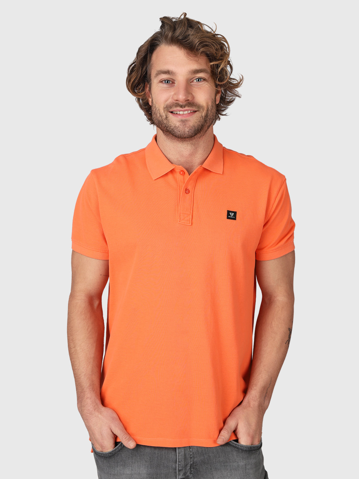 TavECO-N Heren Polo Shortsleeve | Oranje