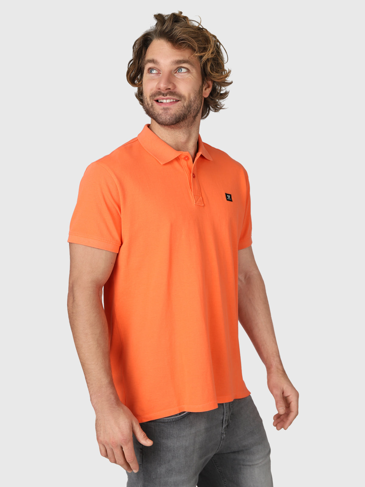 TavECO-N Herren Polo Shortsleeve | Orange