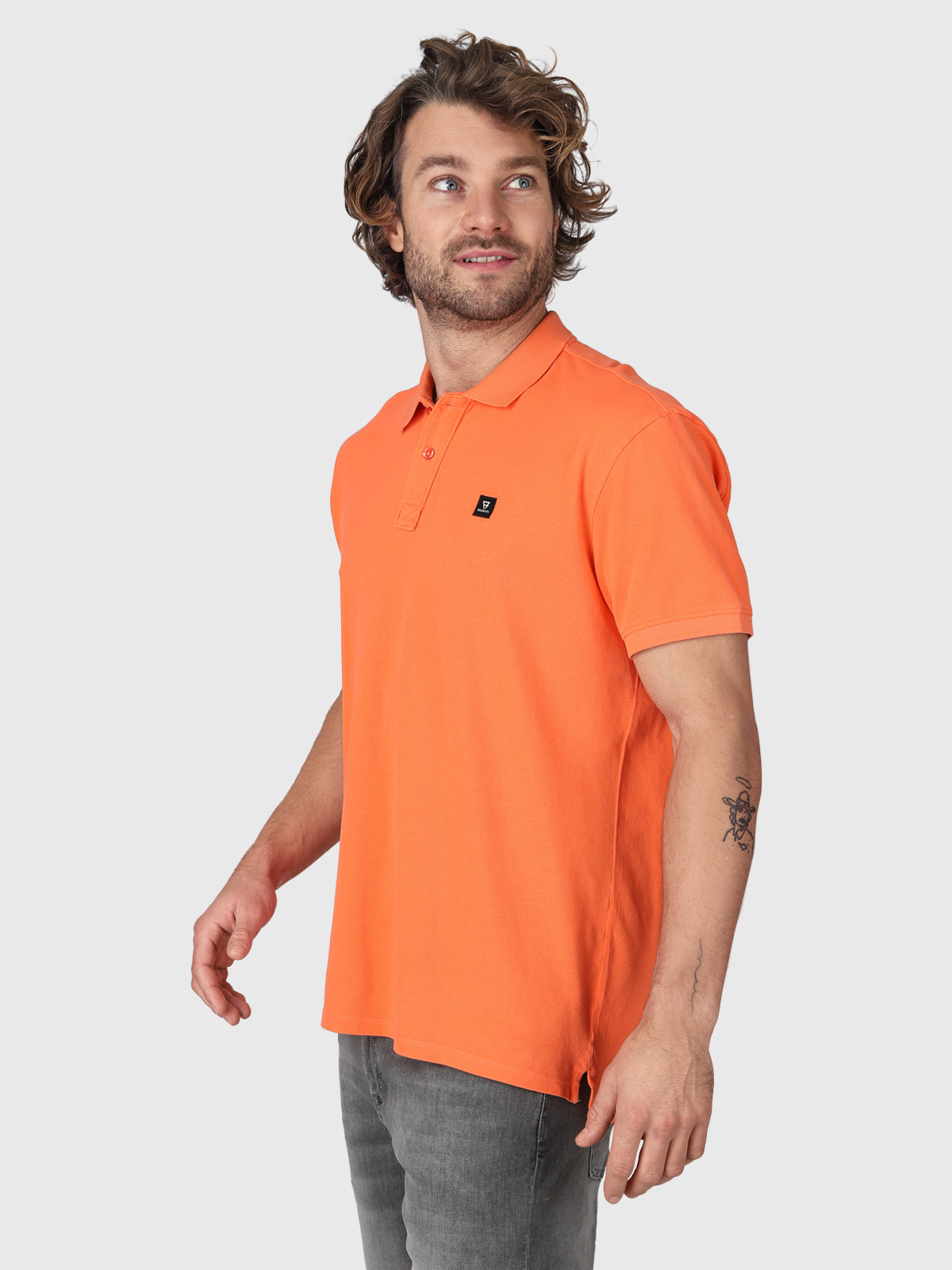 TavECO-N Men Polo Shortsleeve | Orange