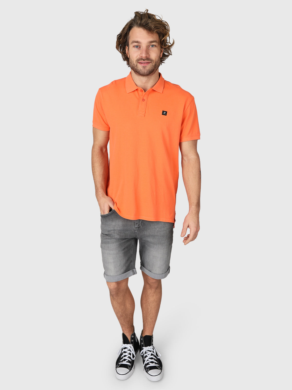 TavECO-N Herren Polo Shortsleeve | Orange