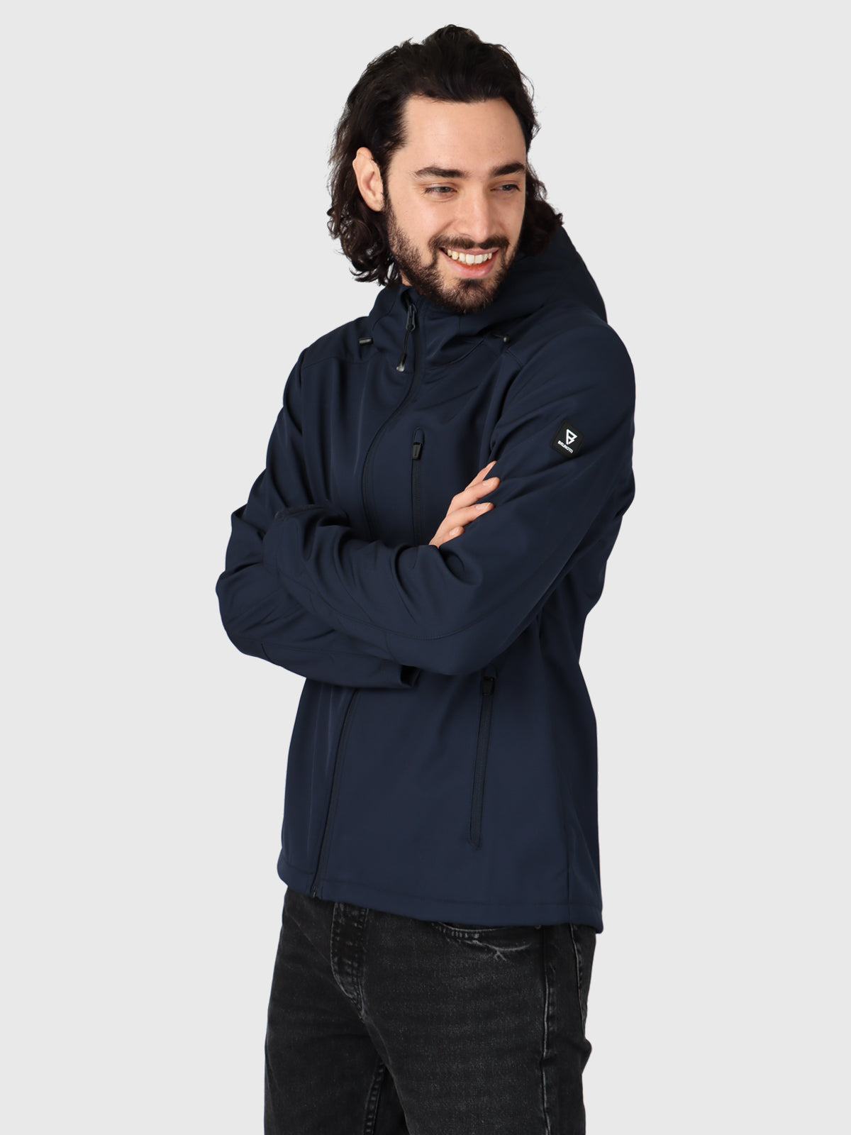 Mib Heren Softshell Jas | Blauw