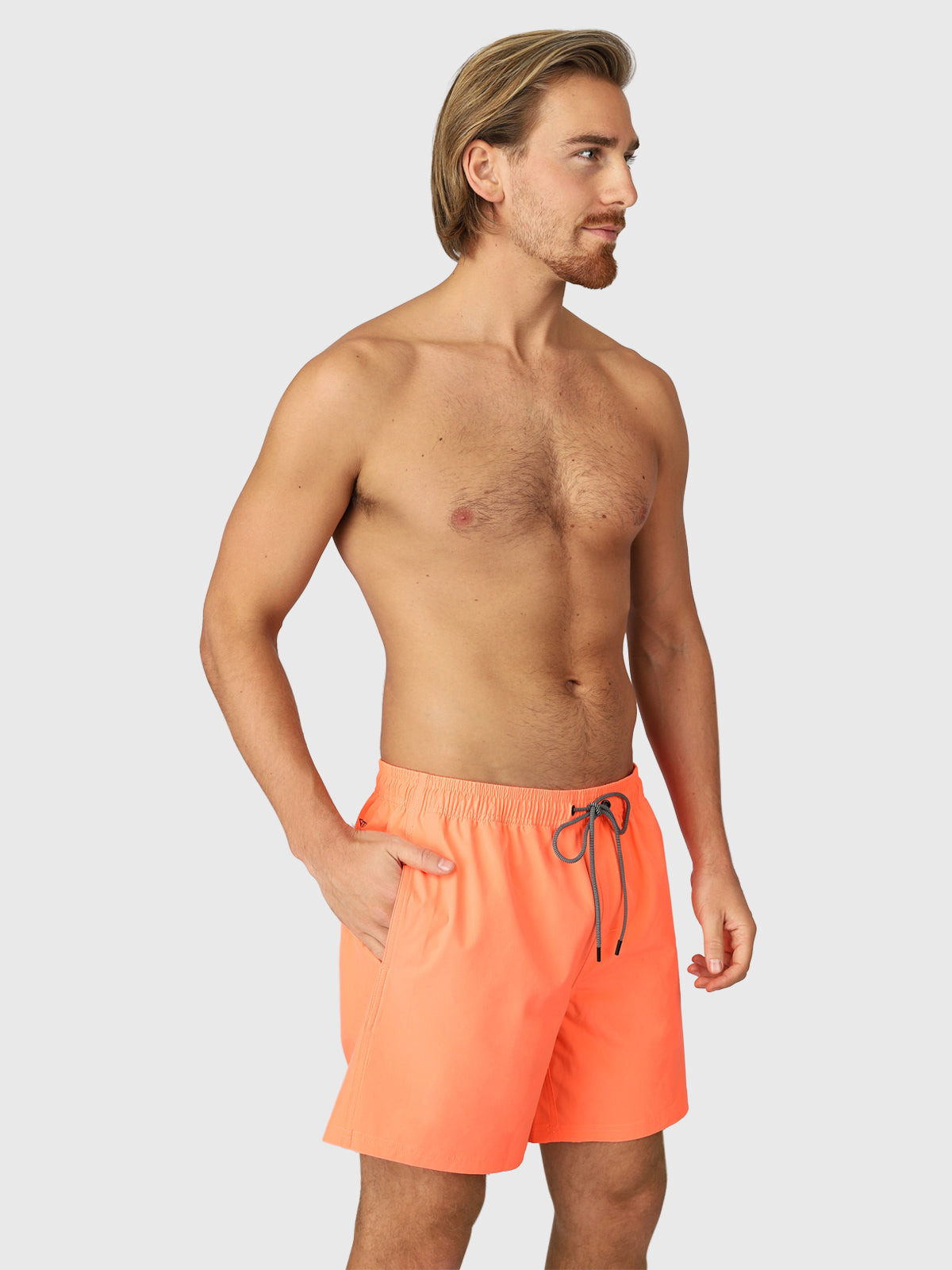 Calaro-R Men Swim Shorts | Orange