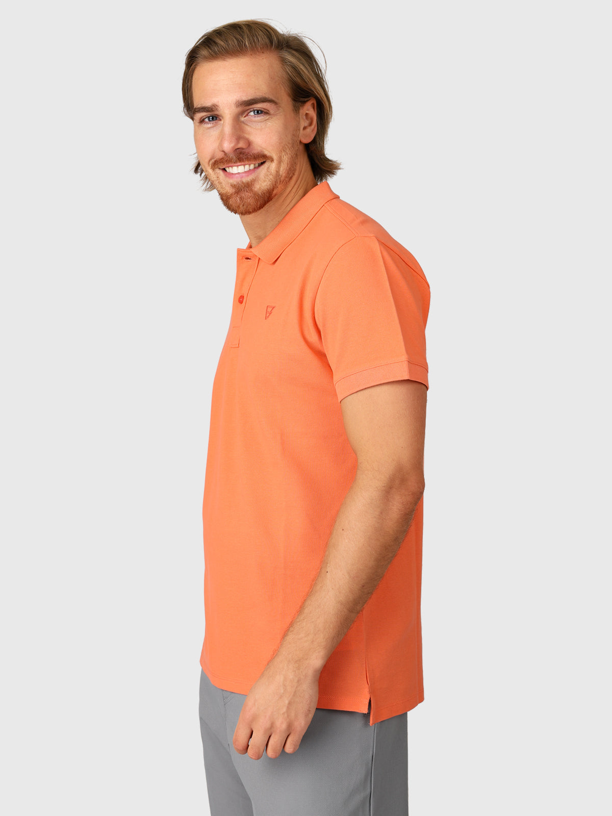Frunot-II Herren Poloshirt | Orange