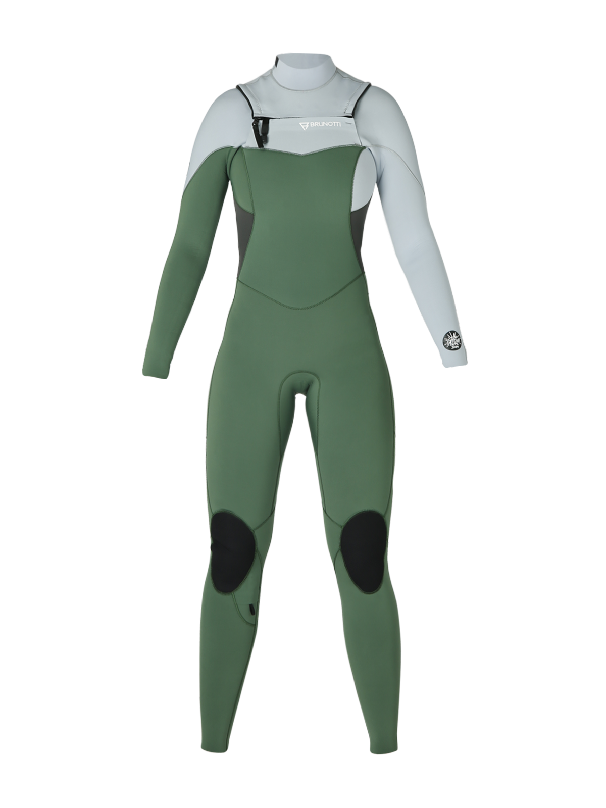 Glow Fullsuit 3/2mm Dames Wetsuit | Groen