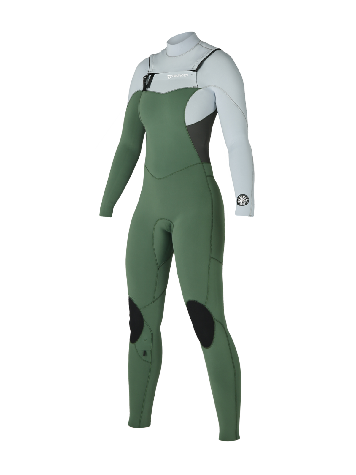 Glow-Fullsuit-3/2mm Women Wetsuit | Green