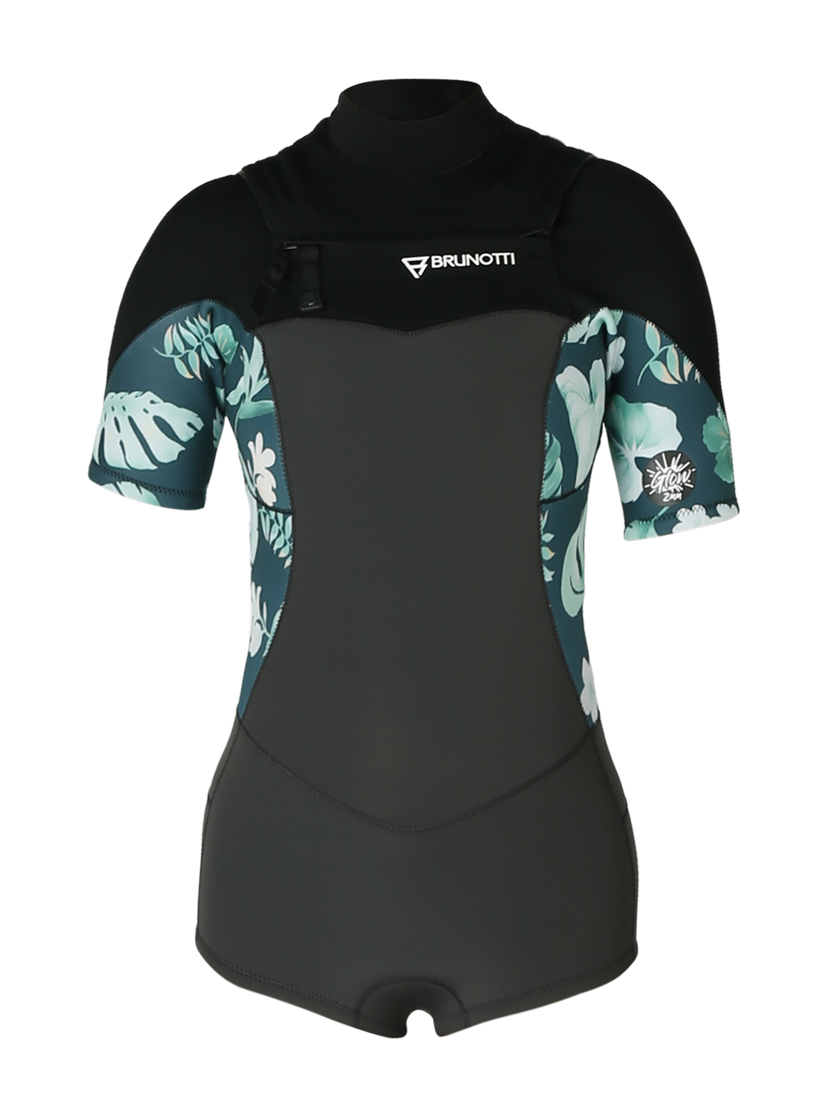 Glow Shorty 2mm Dames Wetsuit | Zwart