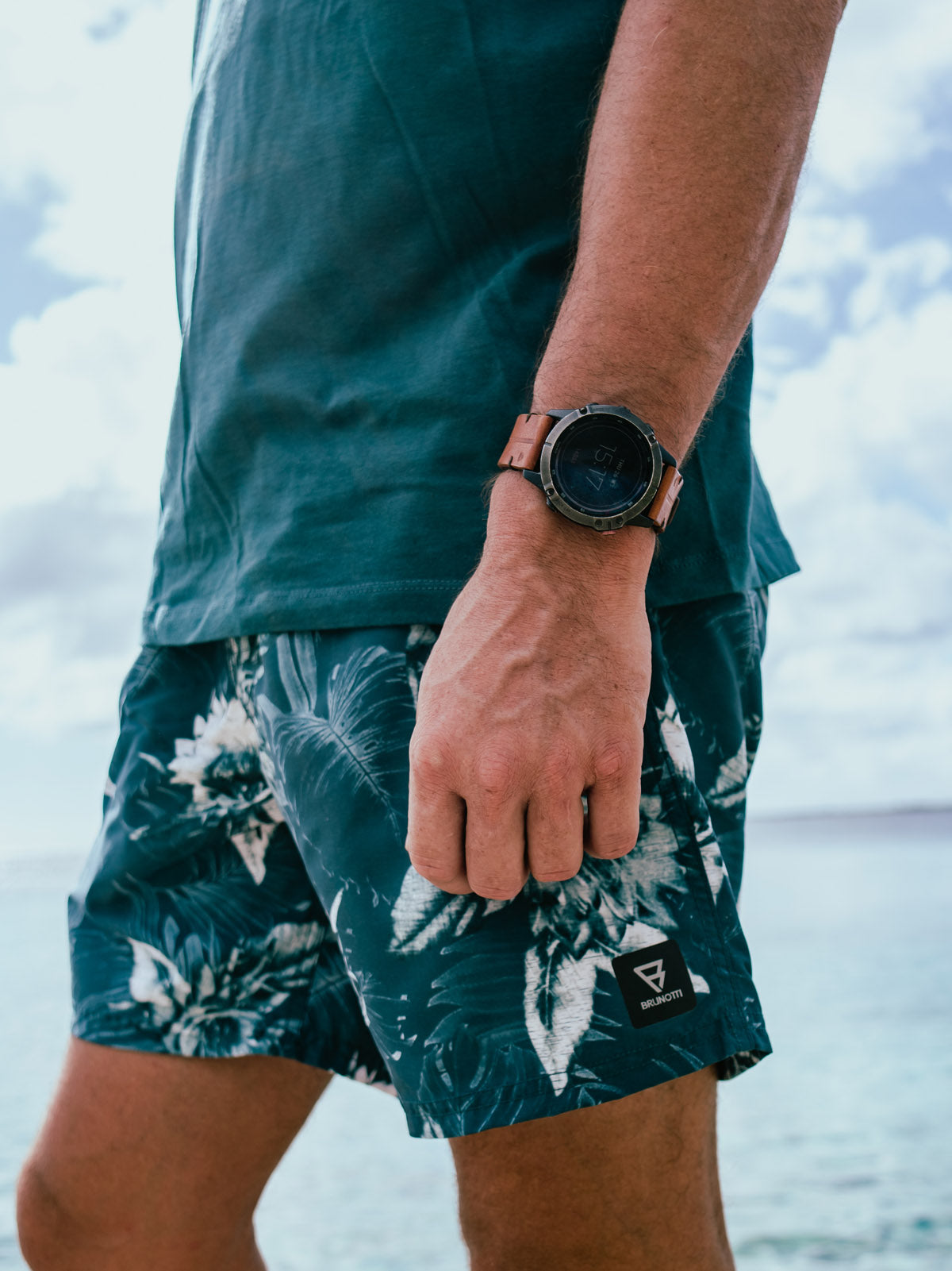 CrunECO-AO Heren Zwemshort | Groen