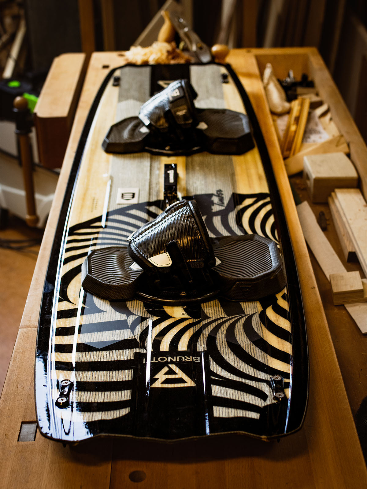 Dimension Timber+G10Fins Uni Kiteboard