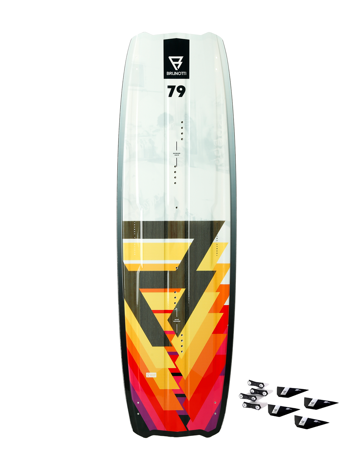 Dimension 79+G10Fins Uni Kiteboard