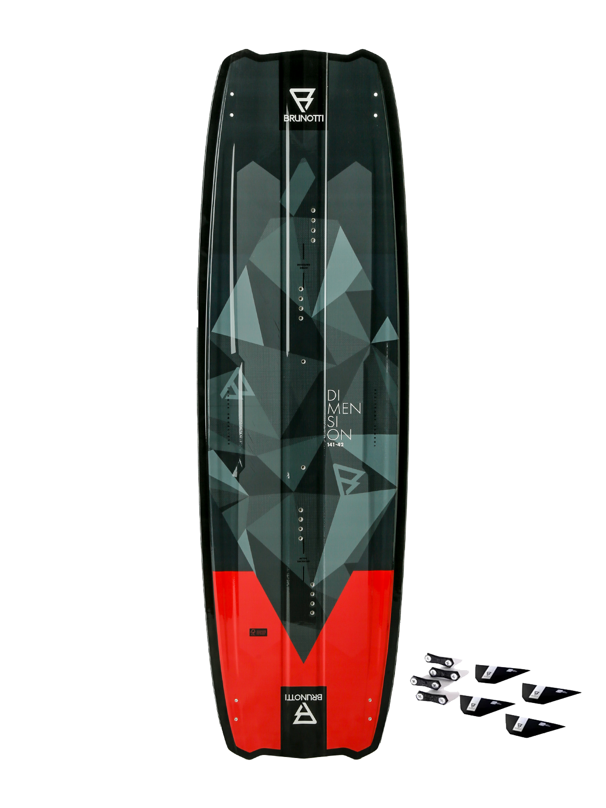 Dimension Camo+G10Fins Uni Kiteboard