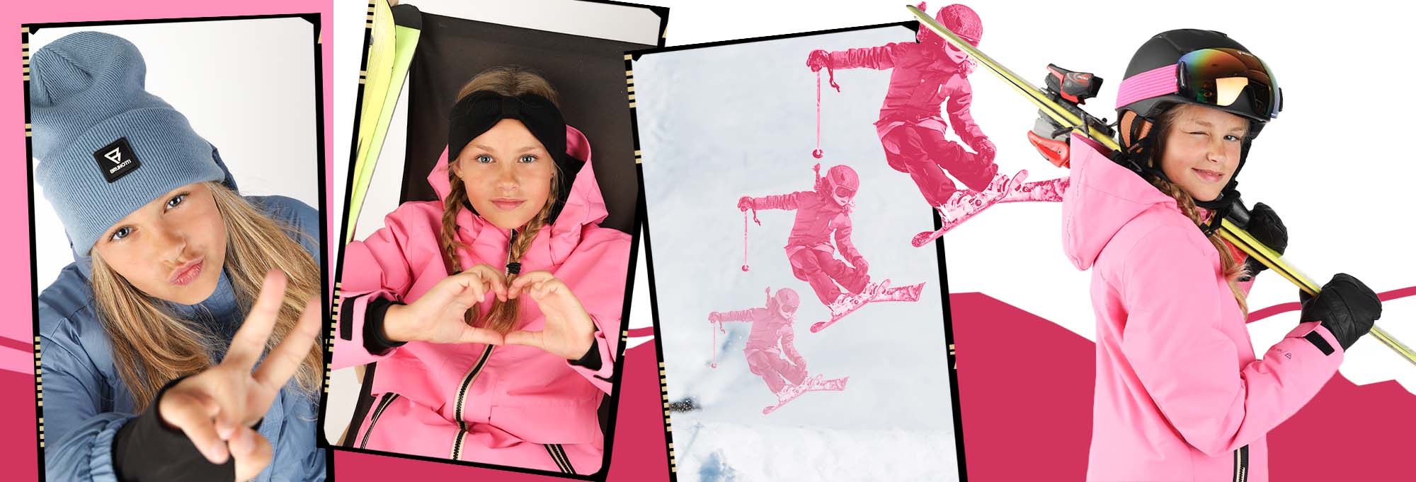 De Brunotti skijassen, teddy jassen en gewone jassen voor meisjes houden je altijd warm.