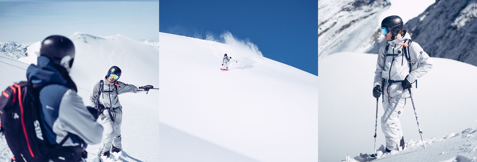 Kies voor veiligheid op de piste en draag een skihelm van Brunotti. 