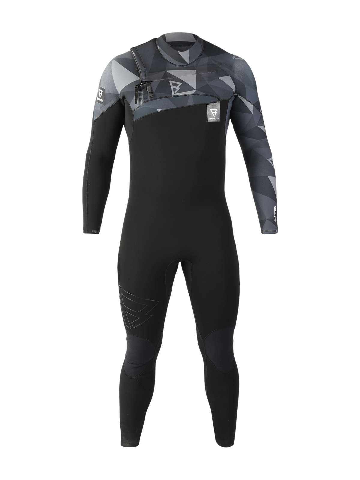 Gravity Fullsuit 5/3mm Men Wetsuit | Black + Grey