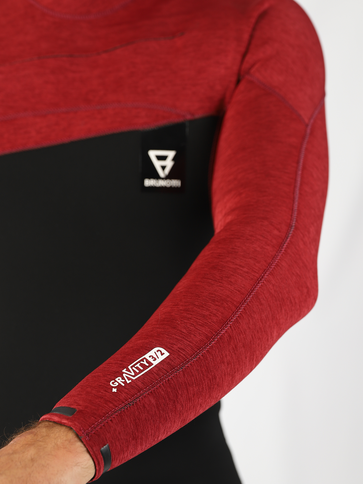 Gravity Fullsuit 3/2mm Heren Wetsuit | Rood