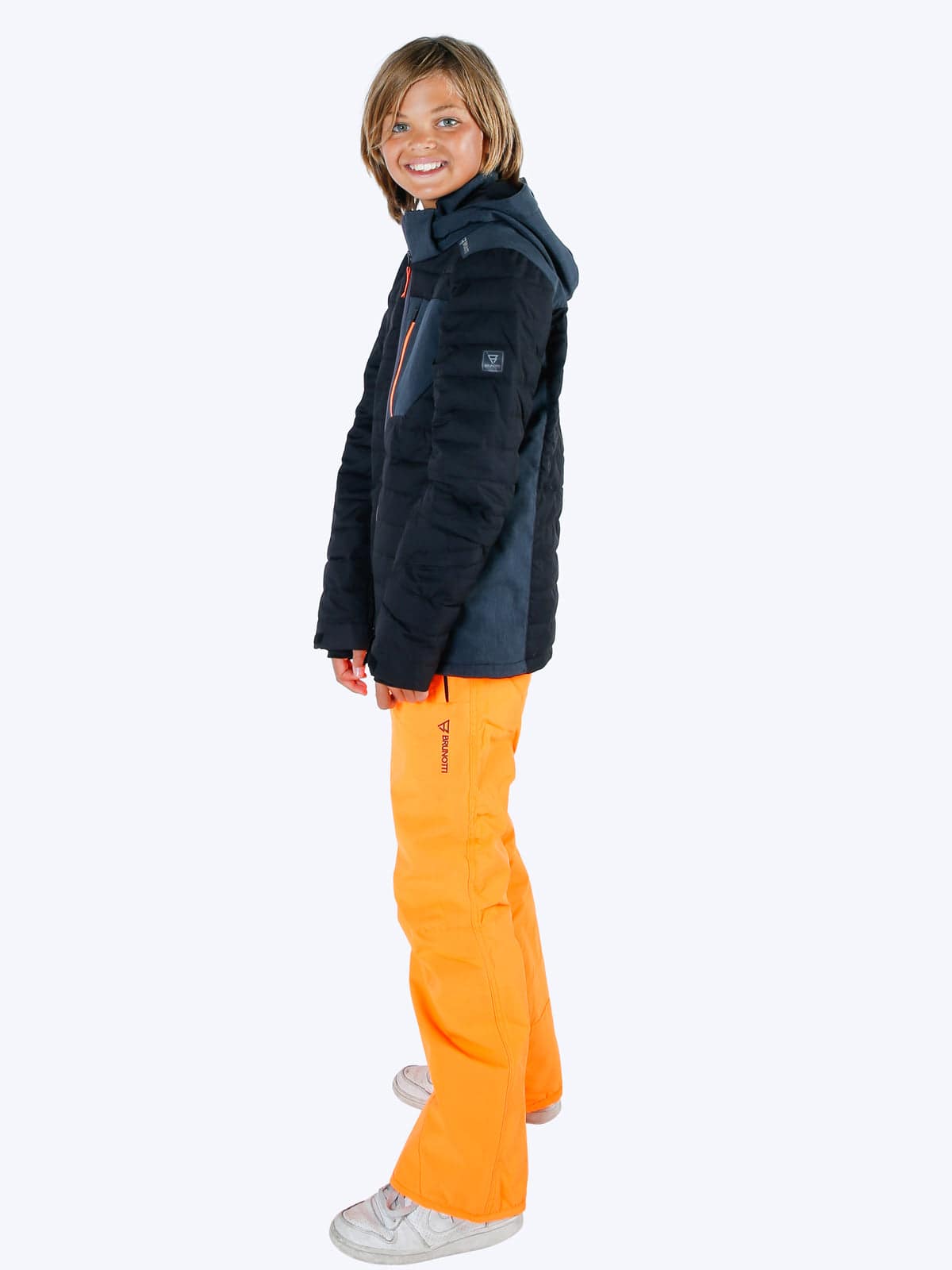 Footstrap-N Boys  Snow Pants | Orange - Brunotti