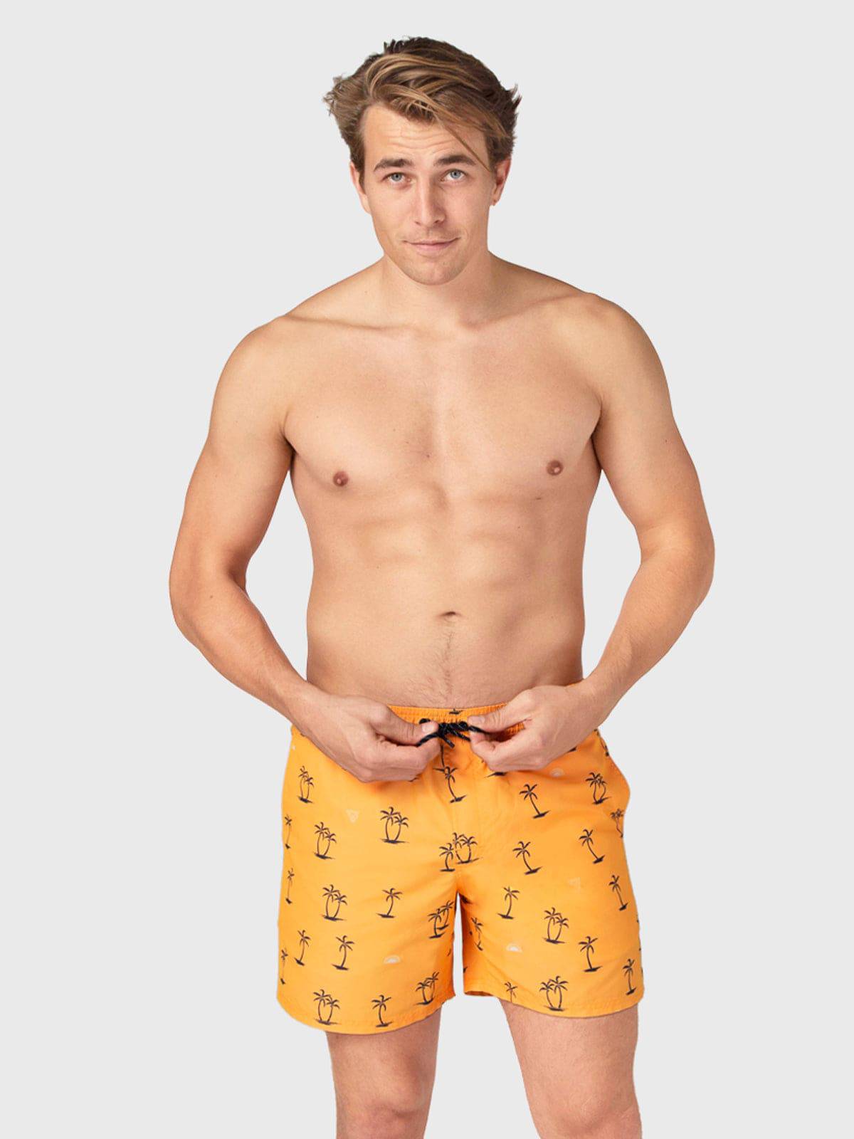 CrunECO-Mini-N Men Swim Shorts | Yellow-Orange - Brunotti