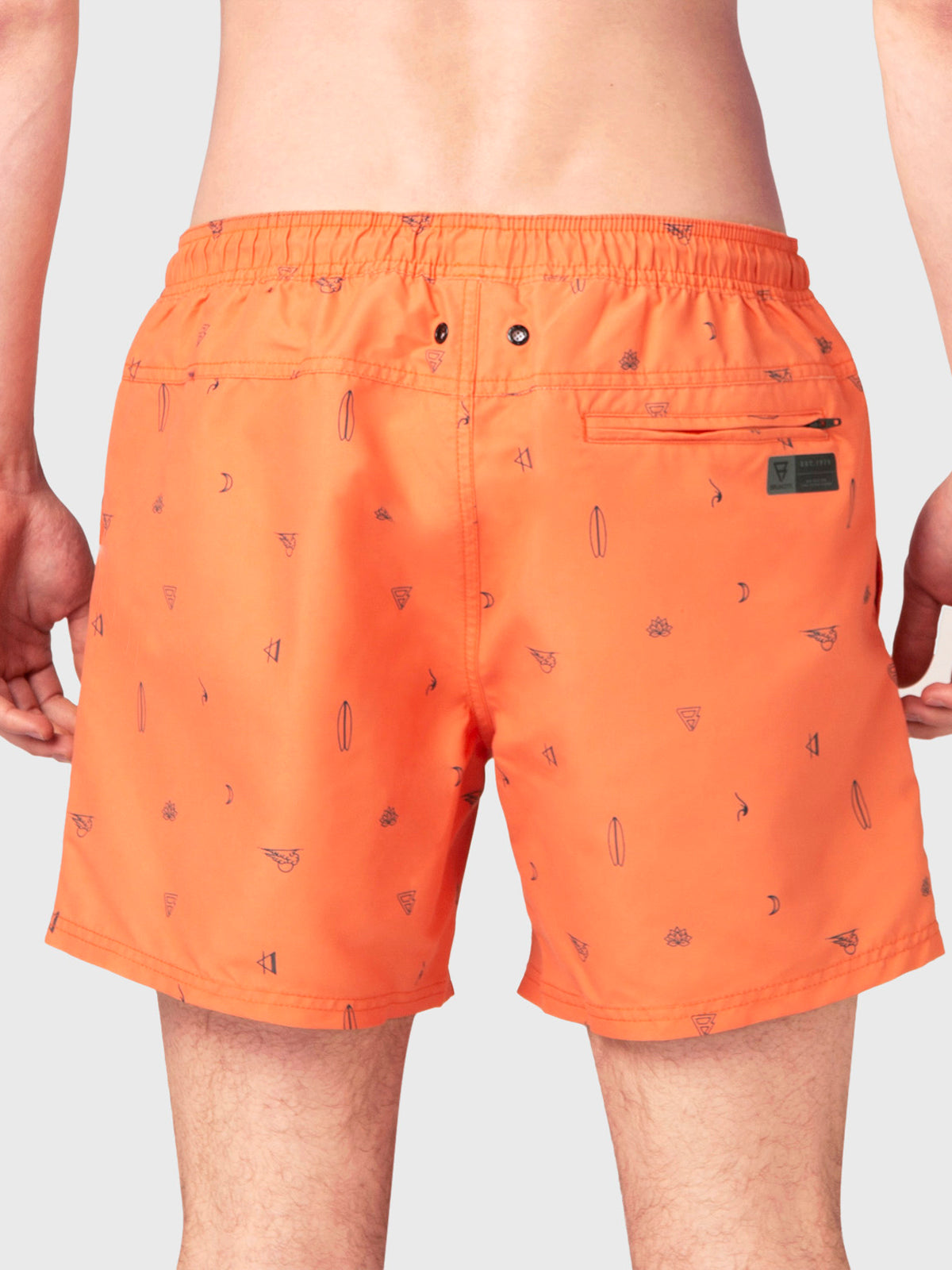 CrunECO-Mini-N Men Swim Shorts | Orange - Brunotti